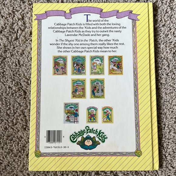 Cabbage Patch Kids, a Parker Brothers Story Book: The Shyest ‘Kid in the Patch - Picture 2 of 4
